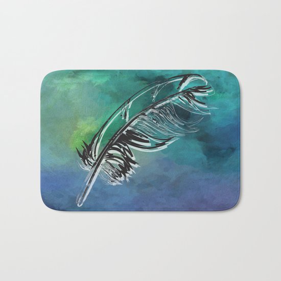 Flying Feather Bath Mat