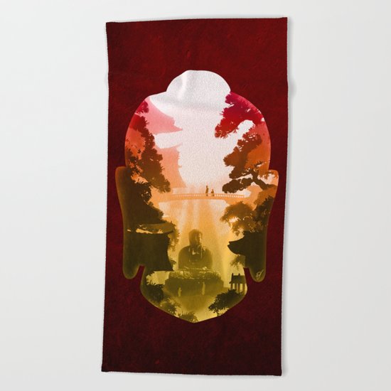 Rising Sun Beach Towel