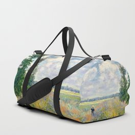 Poppy Fields near Argenteuil by Claude Monet Duffle Bag