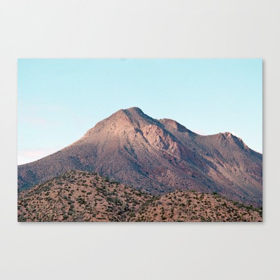 the mountain layer Canvas Print