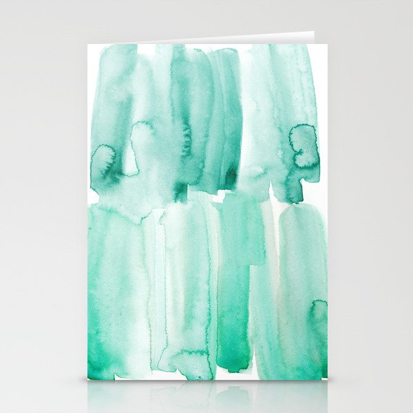 28   Abstract Expressionism Watercolor Painting 220331 Minimalist Art Valourine Original  Stationery Cards