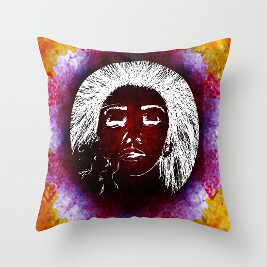 Breathe Kaleidoscope Throw Pillow