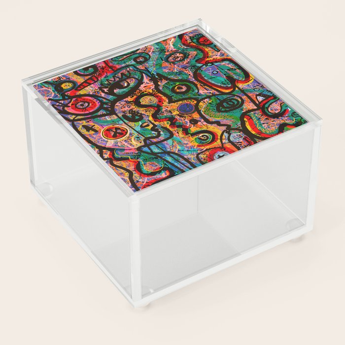 Map of Feelings of the Soul Graffiti Art by Emmanuel Signorino Acrylic