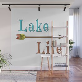 Lake Life - Summer Camp Camping Holiday Vacation Gift Wall Mural