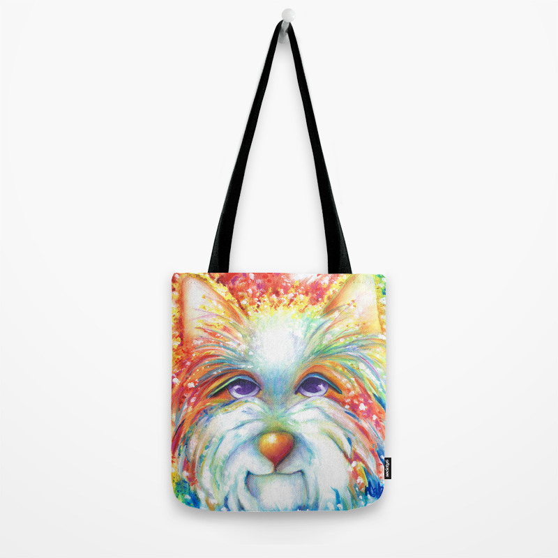 westie tote bag