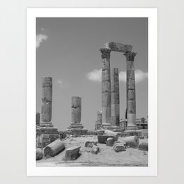 Jordanian Ruin II Art Print