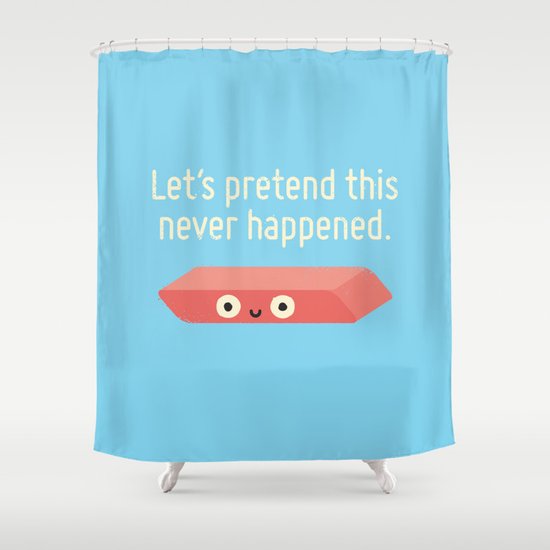 Missing the Mark Shower Curtain