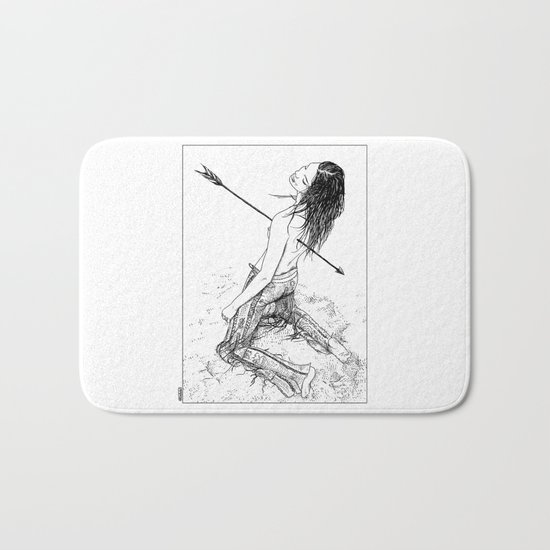 asc 156 - La flèche noire Bath Mat