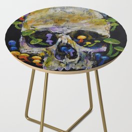 Mushroom Skull Side Table