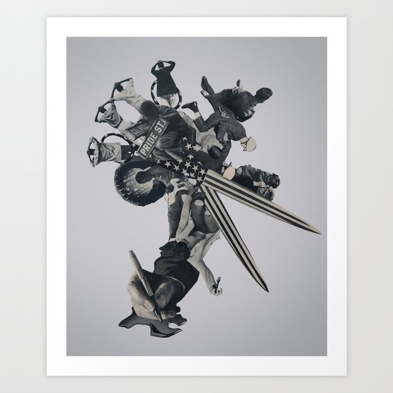 Divided We Fall Art Print