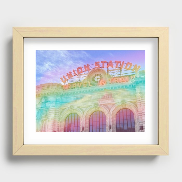 Union Station Denver Recessed Framed Print