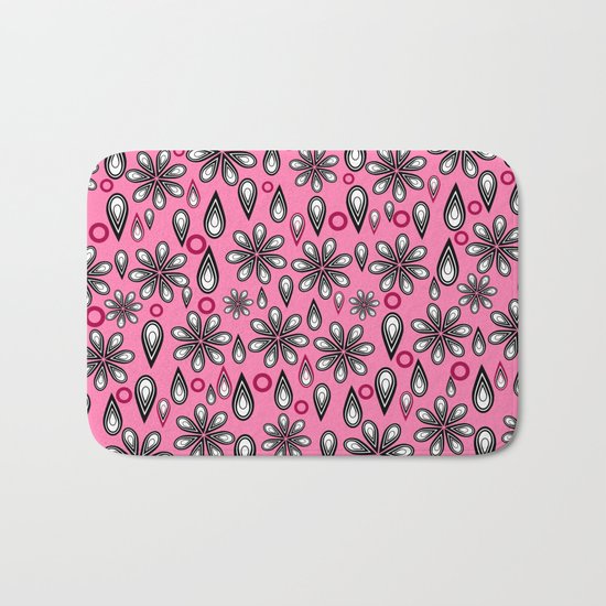 Petals, tears and... flowers Bath Mat