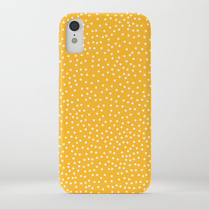 yellow dots iphone case