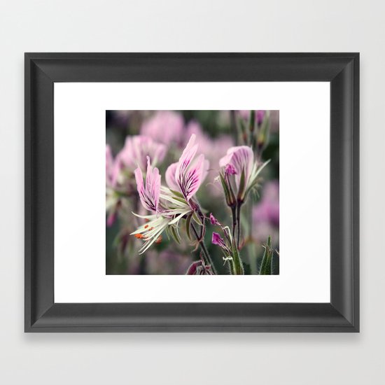 Flower Framed Art Print