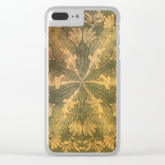 Wonderful mandala of ballerina Clear iPhone Case