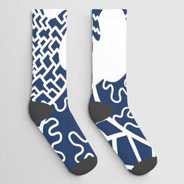 Geometrical pattern maximalist 2 Socks