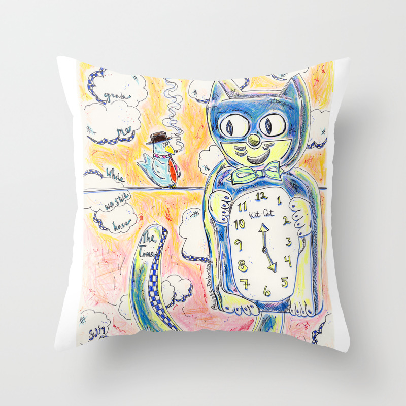 Grab Me While We Still Have The Time Throw Pillow By