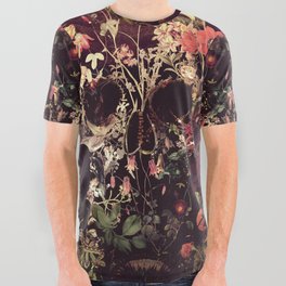 Bloom Skull All Over Graphic Tee