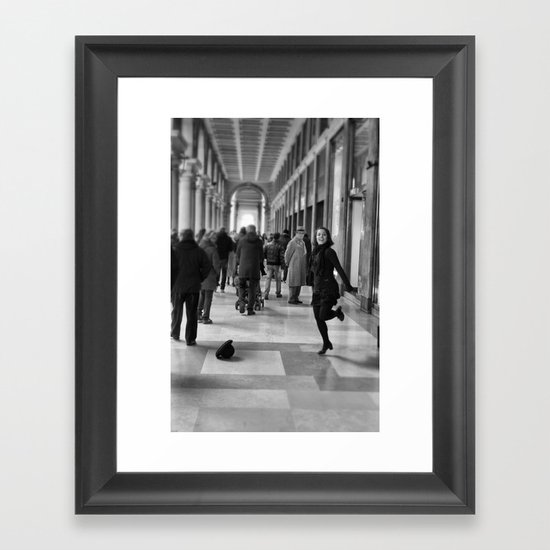 Tip Tap dancer Framed Art Print