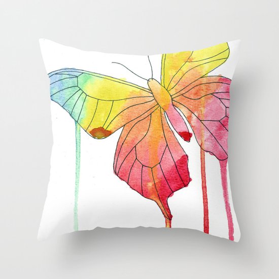 Butterfly Throw Pillow