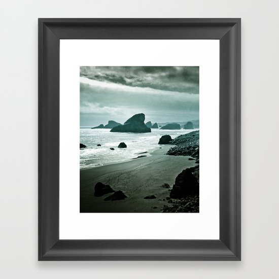 Moonlight bay Framed Art Print