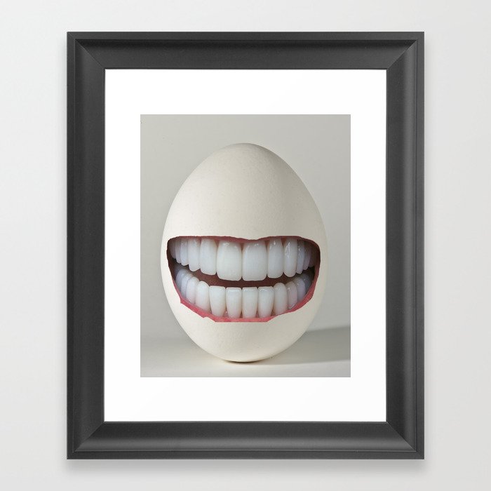 Dental Egg Framed Art Print