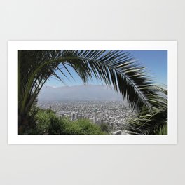 San Cristóbal Hill, Santiago, Chile Art Print