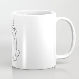 Pensive Cat Coffee Mug