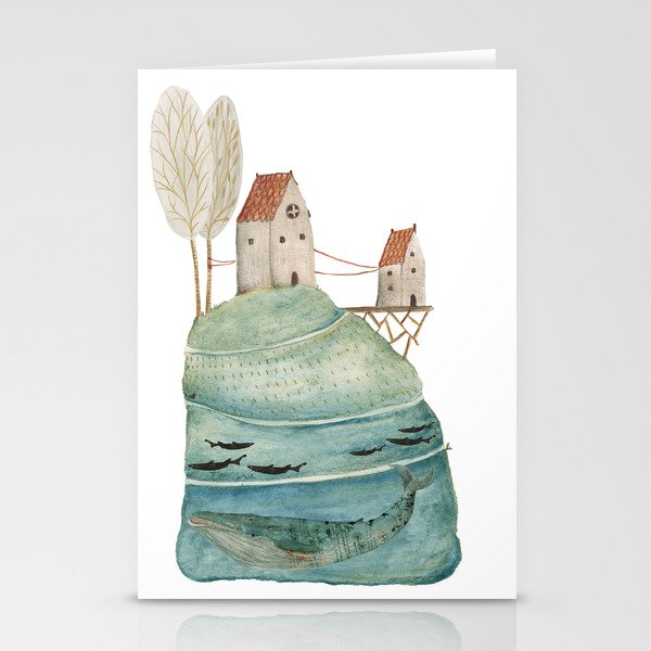 The sea house #1 Stationery Cards