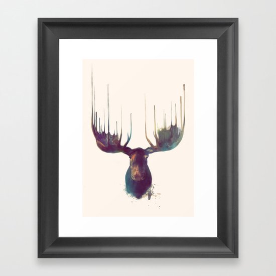 Moose Framed Art Print