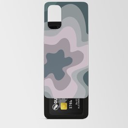 Colorful retro style swirl design 2 Android Card Case