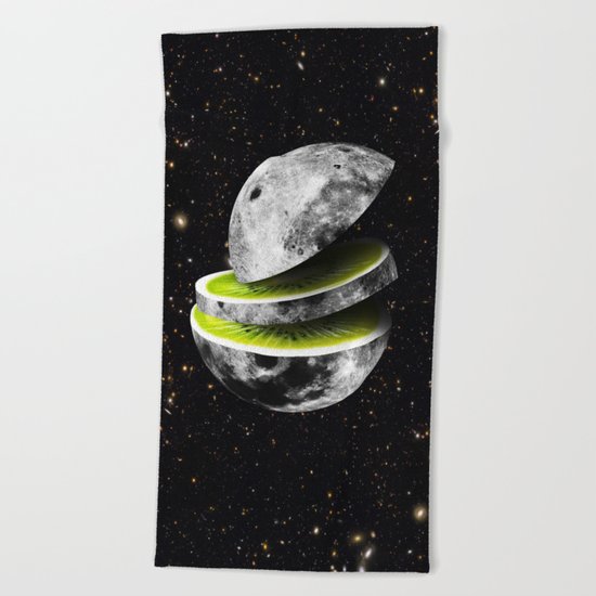 Kiwi Moon Beach Towel
