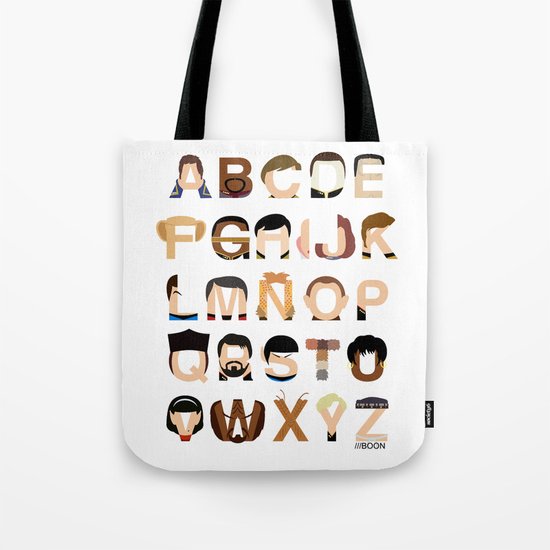 Star Trek Alphabet Tote Bag