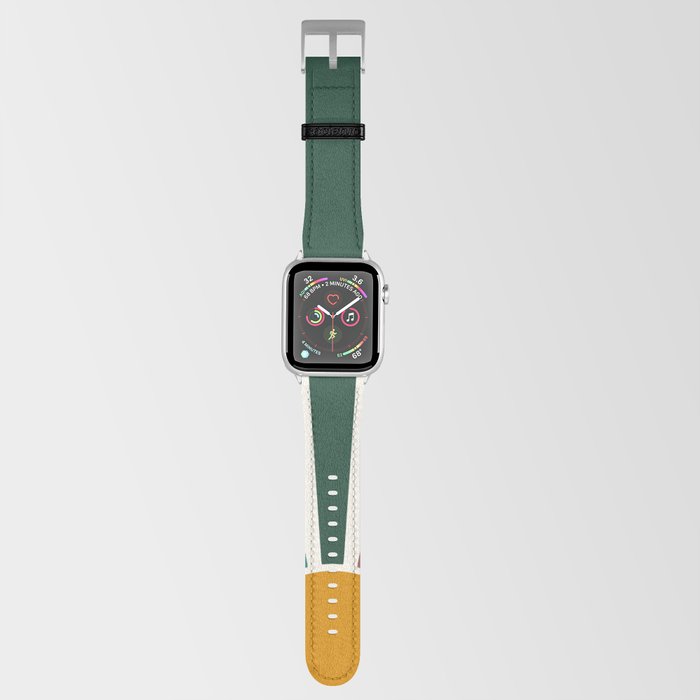 Multicolor retro Sun design 7 Apple Watch Band