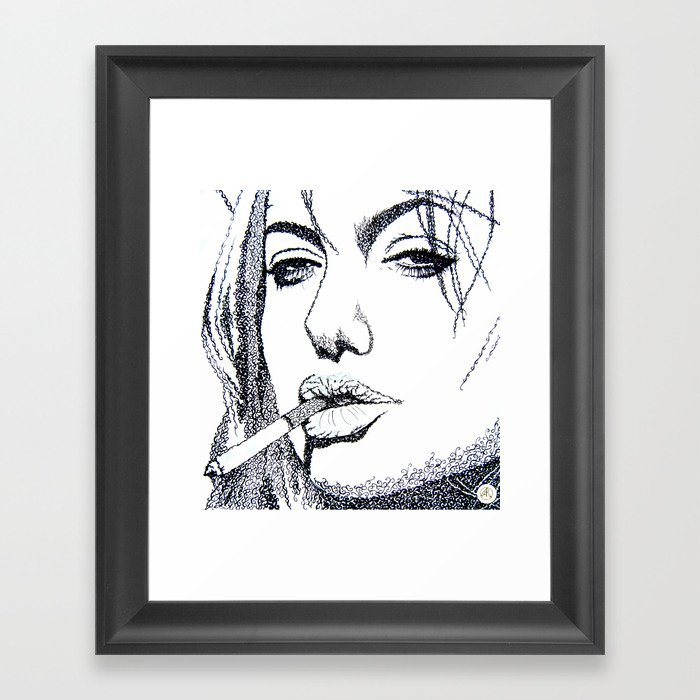 Angelina Jolie Framed Art Print