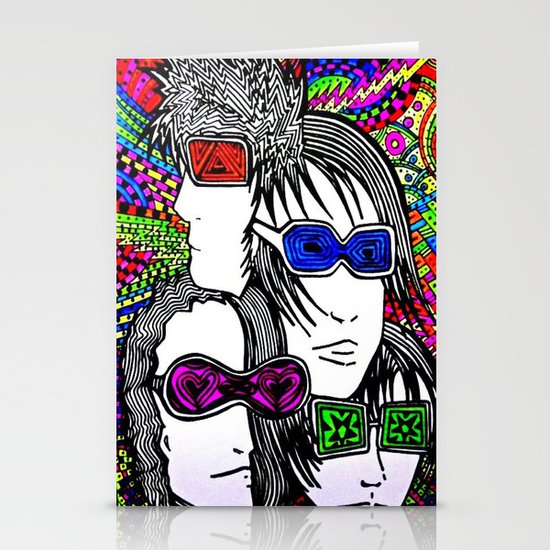 Face your brain Stationery Cards