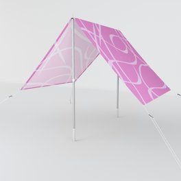 Abstract Pink Lines Sun Shade