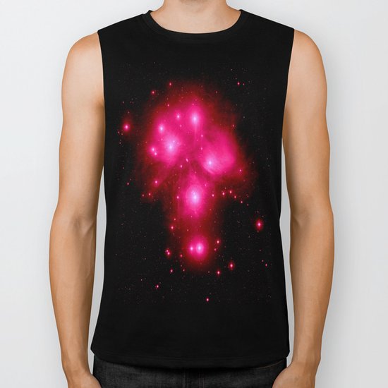 constellation : 7 Sisters of Pleiades Biker Tank