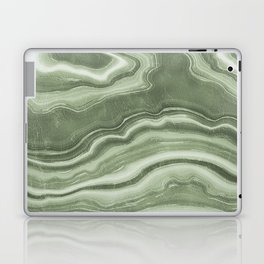 Sage Green Marble Texture Abstract Modern Pattern  Laptop & iPad Skin