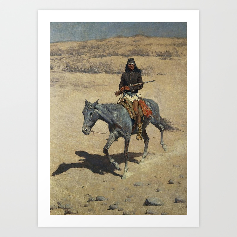 Frederic Remington Western Art “Apache Scout” Art Print by Patricia