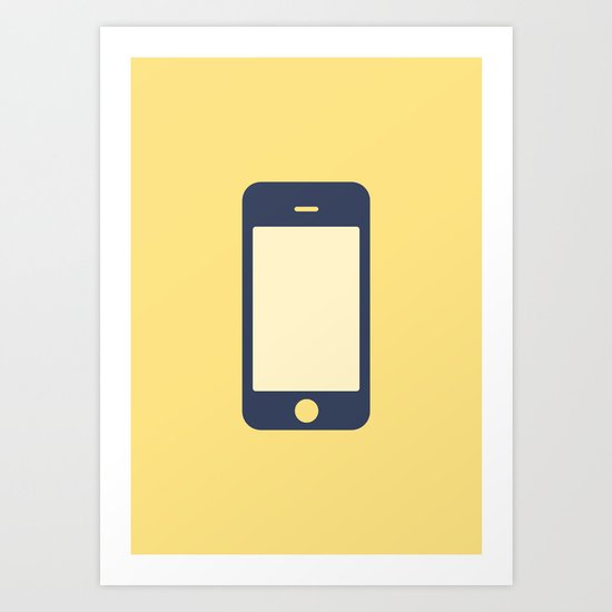 #12 iPhone Art Print