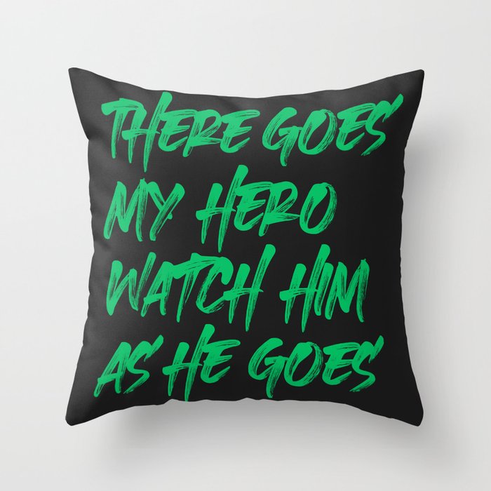 My Hero Throw Pillow