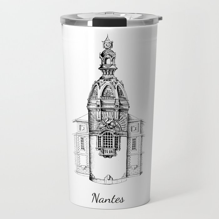 Tower of Nantes, France Travel Mug