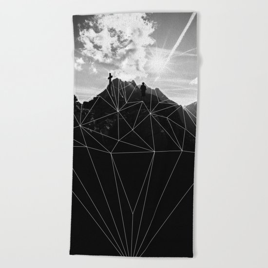 Crystal Mountain II Beach Towel