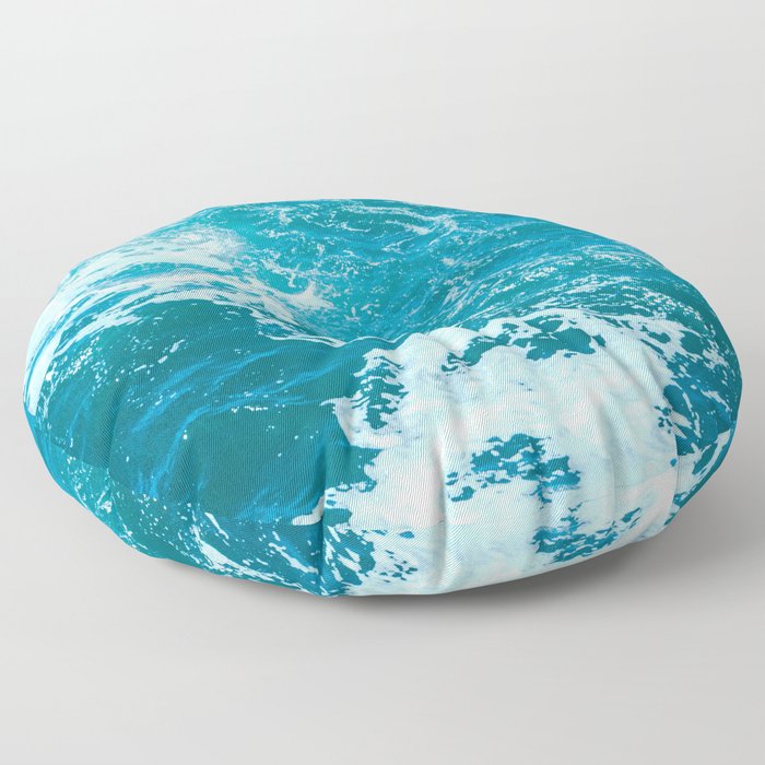 Ocean Waves Floor Pillow