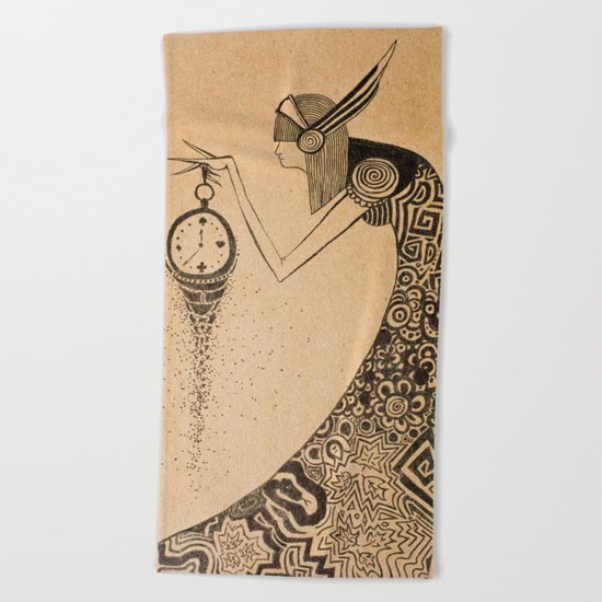 Time Beach Towel