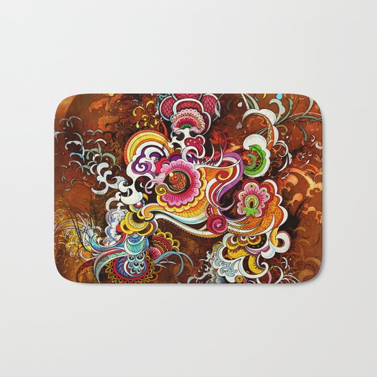 Peacock Bath Mat