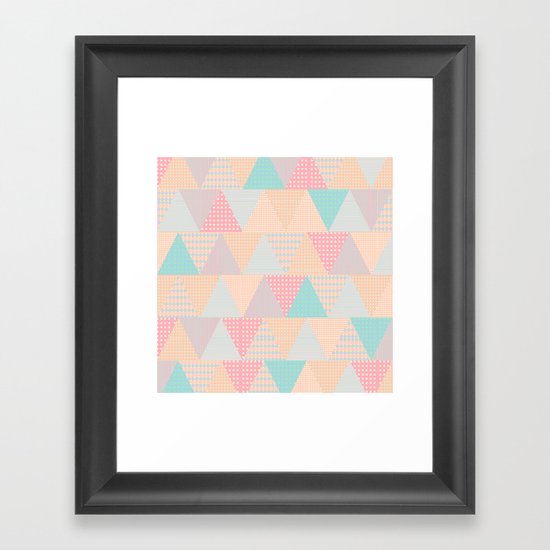 Geometric Framed Art Print