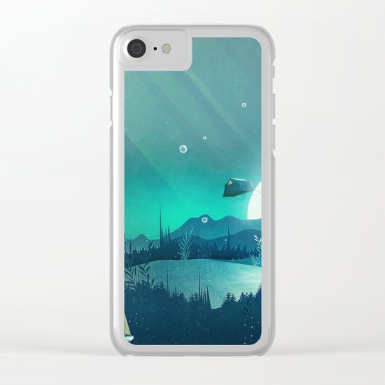 Beneath Barafundle Clear iPhone Case