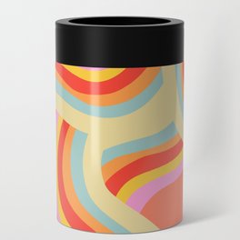 Groovy Rainbows Can Cooler